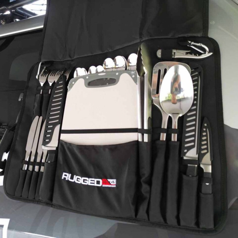 Rugged 4x4 25pc Cutlery Roll
