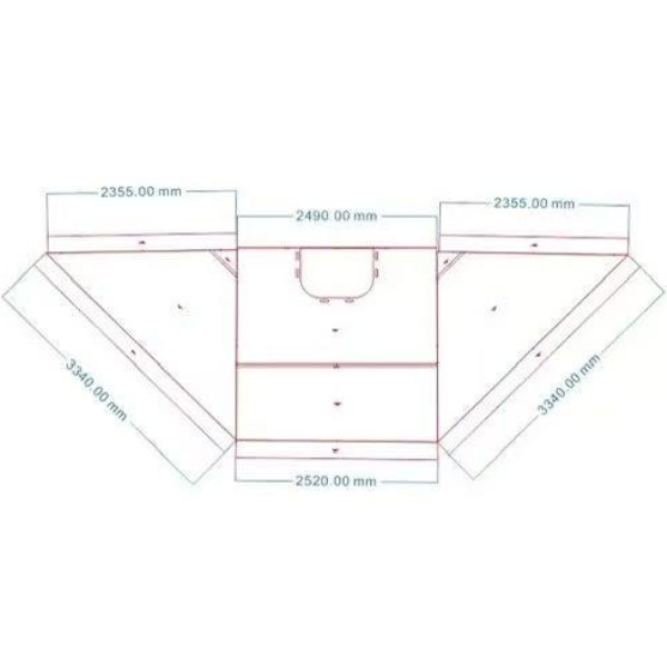TrackOz Free-Standing 180 Awning