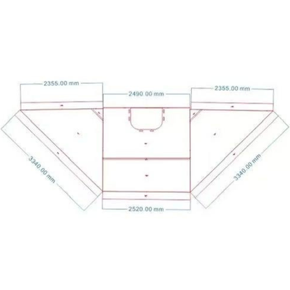 TrackOz Free-Standing 180 Awning