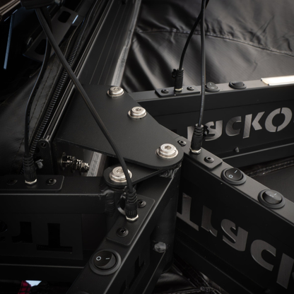 TrackOz 270° Freestanding Awning with Zip Entry & LED Lights
