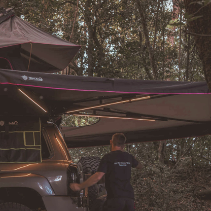TrackOz 270° Freestanding Awning with Zip Entry & LED Lights
