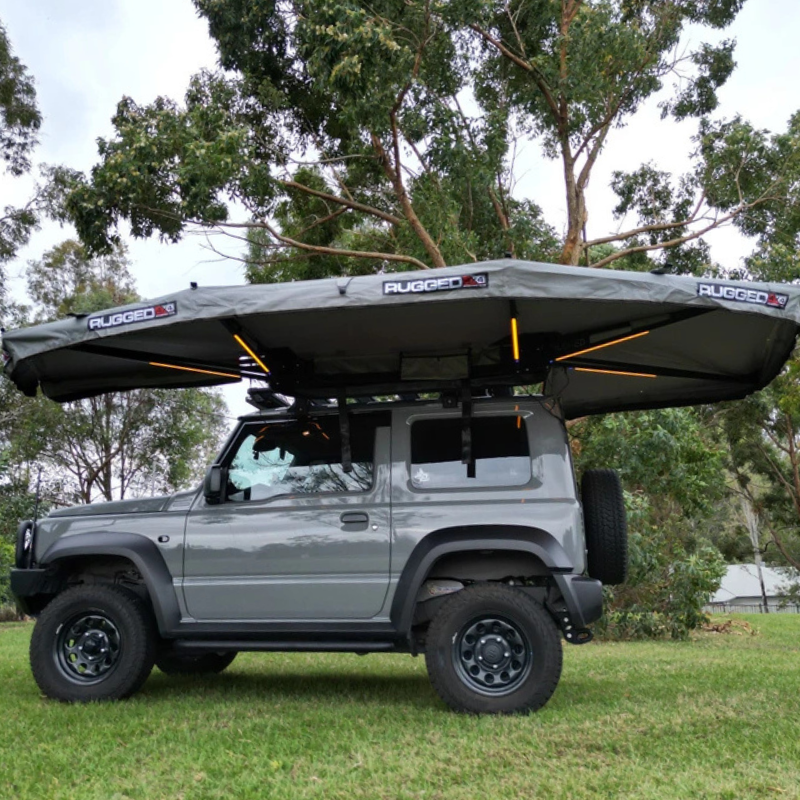 Rugged 4x4 Platinum 1.5m 270° Semi-Automatic Awning