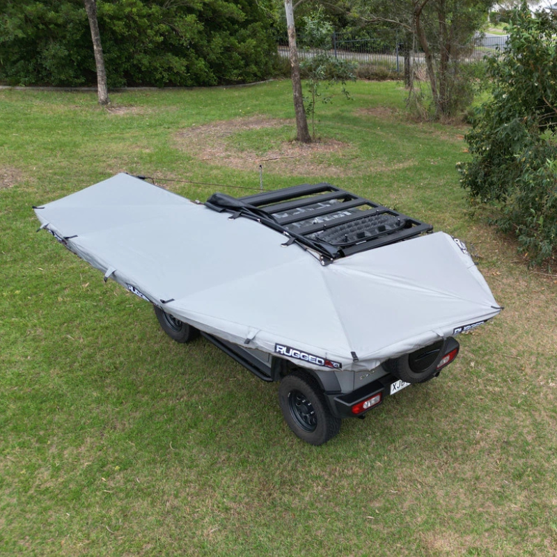 Rugged 4x4 Platinum 1.5m 270° Semi-Automatic Awning