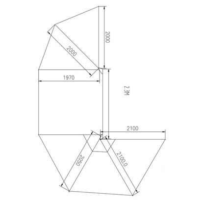 Rugged 4x4 Platinum 270° Semi Automatic Opening Awning