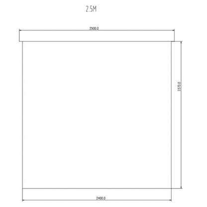 Rugged 4x4 Rapid Shade Freestanding Awning (Square)