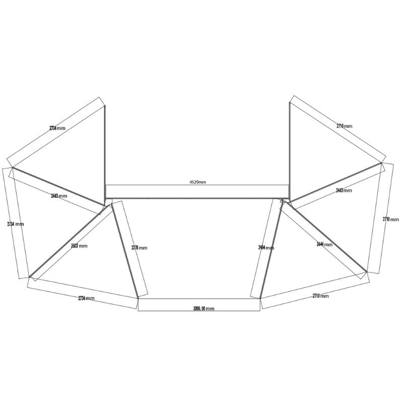 Rugged 4x4 Max 540 Camper Awning