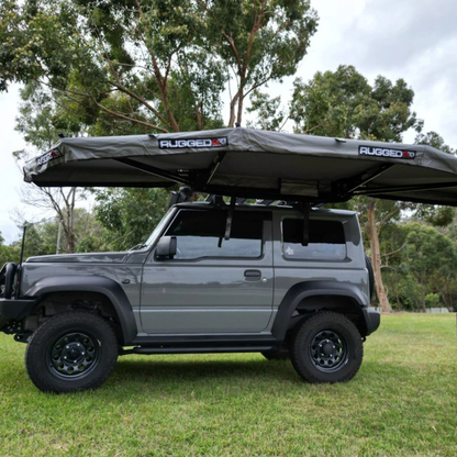 Rugged 4x4 Platinum 180° 1.5m Semi Automatic Opening Awning
