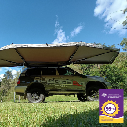 Rugged 4x4 Platinum 180 Semi Automatic Opening Awning