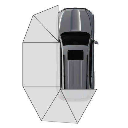 Rugged 4x4 Platinum 270° Semi Automatic Opening Awning
