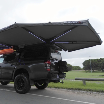 Rugged 4x4 Platinum 270° Semi Automatic Opening Awning