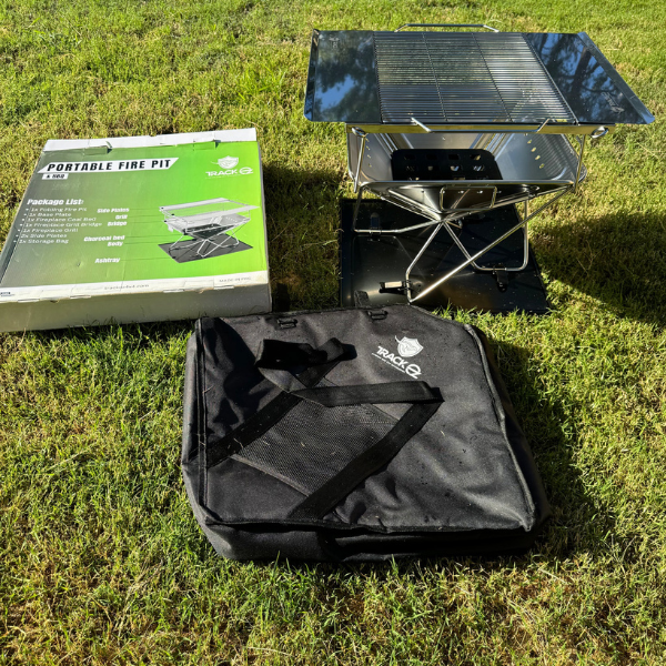 TrackOz Portable Fire Pit/BBQ