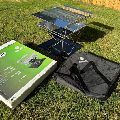 TrackOz Portable Fire Pit/BBQ