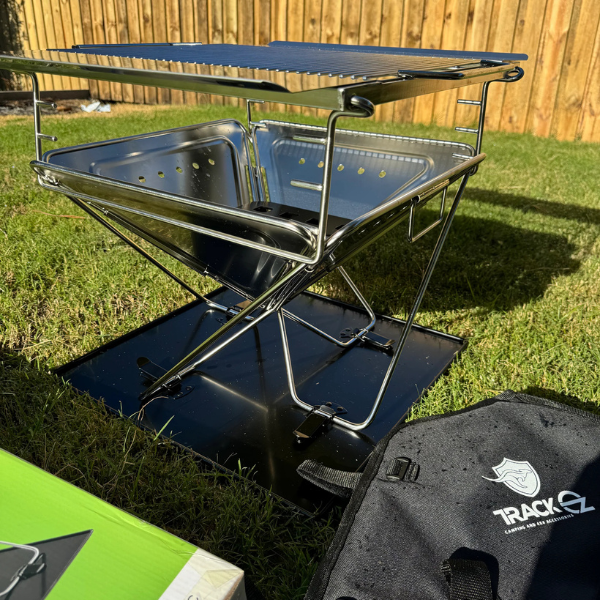 TrackOz Portable Fire Pit/BBQ