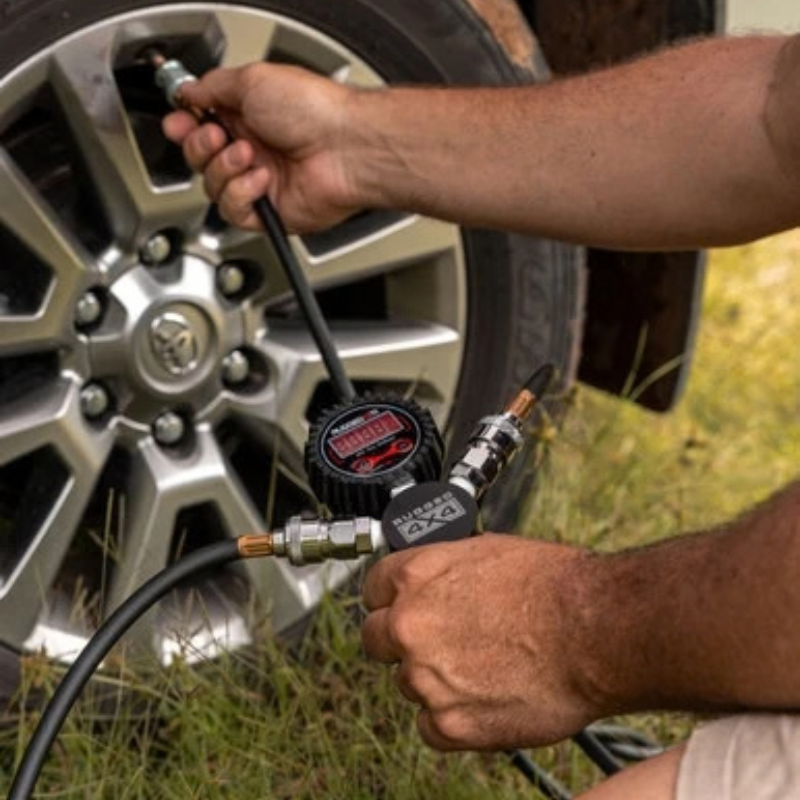 Rugged 4x4 Twin Digital Tyre Inflator / Deflator